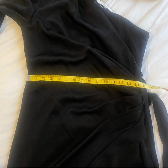 AIDAN MATTOX  One-Shoulder Puff-Sleeve Dress - Picture 12 of 12